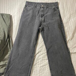 XL Baggy Jeans Black/Grey